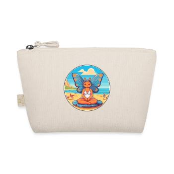 Papillon Cartoon Yoga Plage Illustration D’été - Trousse biologique - nature - Devant