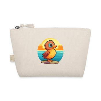 Vogel lustige Karikatur Kawaii Strand Illustration - Bio-Täschchen - Natur - Vorne