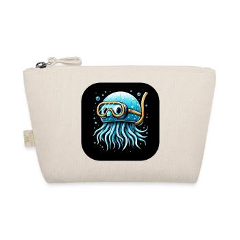 Pieuvre avec des lunettes de plongée Bande dessinée - Trousse biologique - nature - Devant