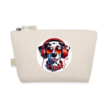 Chien dalmatien avec lunettes et écouteurs - Trousse biologique - nature - Devant