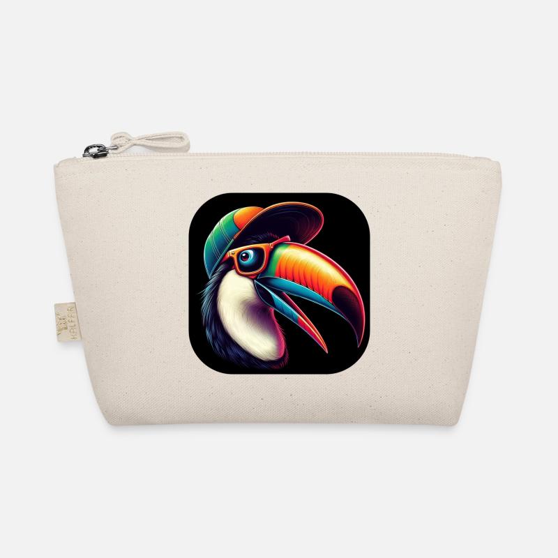 Toucan Beak Cap Sunglasses Organic Pouch