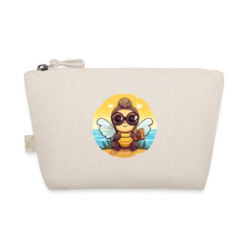 Abeille Mignon Dessin Animé Drôle Kawaii Livre Plage - Trousse biologique - nature - Devant