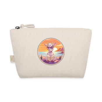 Chèvre Mignon Drôle Dessin Animé Kawaii Livre Plage - Trousse biologique - nature - Devant