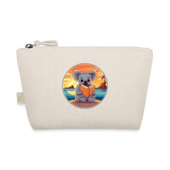 Koala Mignon Drôle Dessin Animé Kawaii Livre Plage - Trousse biologique - nature - Devant