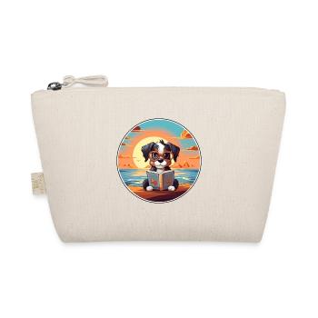 Poode Chien Mignon Drôle Dessin Animé Kawaii Livre Plage - Trousse biologique - nature - Devant