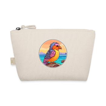 Cuckoo Watercolor Cartoon Kawaii Clipart Animal - Organic Pouch - nature - Front