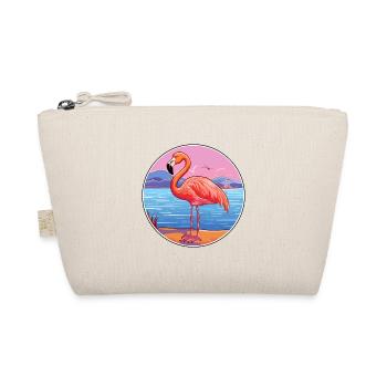 Flamant rose aquarelle dessin animé Kawaii Clipart Animal - Trousse biologique - nature - Devant