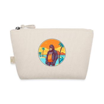 Gorilla Watercolor Cartoon Kawaii Clipart Animal - Organic Pouch - nature - Front