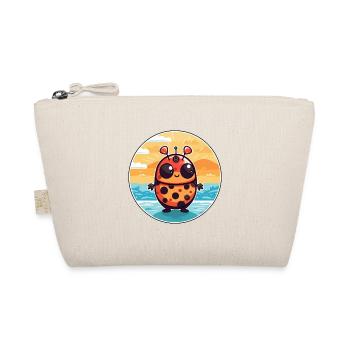 Ladybug Watercolor Cartoon Kawaii Clipart Animal - Organic Pouch - nature - Front