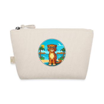 Leopard Watercolor Cartoon Kawaii Clipart Animal - Organic Pouch - nature - Front
