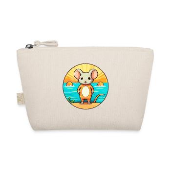 Mouse Watercolor Cartoon Kawaii Clipart Animal - Organic Pouch - nature - Front