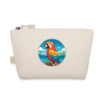 Parrot Watercolor Cartoon Kawaii Clipart Animal - Organic Pouch - nature - Front