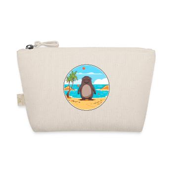 Mole Watercolor Cartoon Kawaii Clipart Animal - Organic Pouch - nature - Front