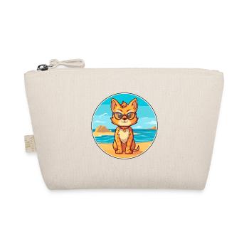 Lynx Watercolor Cartoon Kawaii Clipart Animal - Organic Pouch - nature - Front