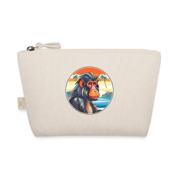 Mandrill Aquarell Cartoon Kawaii Clipart Tier - Bio-Täschchen - Natur - Vorne