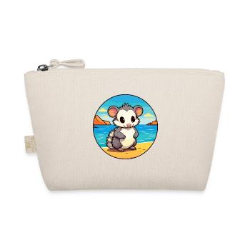 Opossum Aquarell Cartoon Kawaii Clipart Tier - Bio-Täschchen - Natur - Vorne