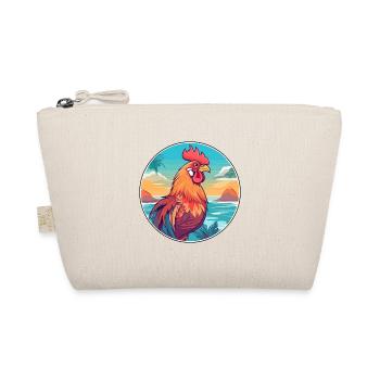 Rooster Watercolor Cartoon Kawaii Clipart Animal - Organic Pouch - nature - Front