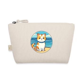 Katze Aquarell Karikatur Kawaii Clipart Tier - Bio-Täschchen - Natur - Vorne