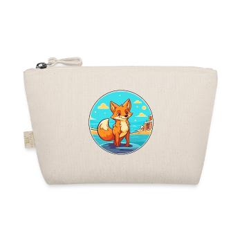 Fuchs Aquarell Cartoon Kawaii Clipart Tier - Bio-Täschchen - Natur - Vorne