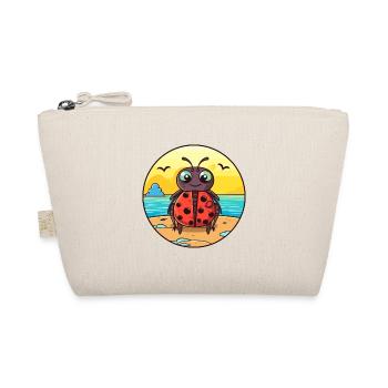 Ladybug Watercolor Cartoon Kawaii Clipart Animal - Organic Pouch - nature - Front
