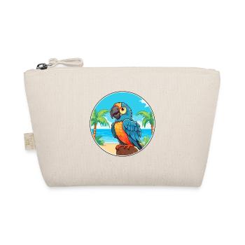 Parrot Watercolor Cartoon Kawaii Clipart Animal - Organic Pouch - nature - Front