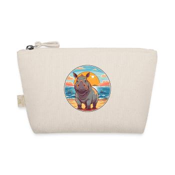 Rhinocéros aquarelle dessin animé Kawaii Clipart Animal - Trousse biologique - nature - Devant