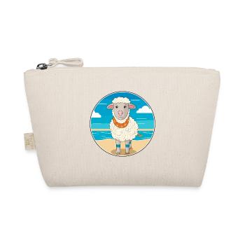 Sheep Watercolor Cartoon Kawaii Clipart Animal - Organic Pouch - nature - Front