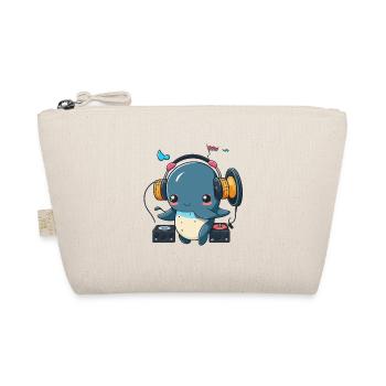 Whale Beats - Organic Pouch - nature - Front