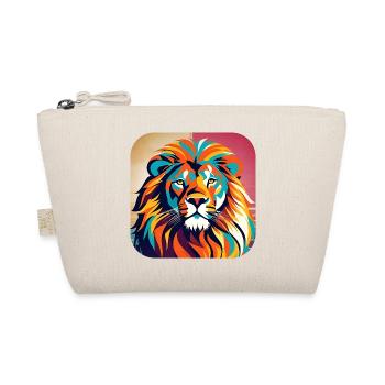 Fier lion dans un style rétro - Trousse biologique - nature - Devant
