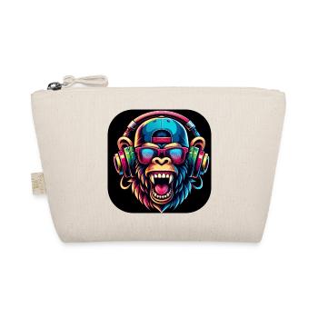 Singe Coloré Dents Rugissement Cap - Trousse biologique - nature - Devant