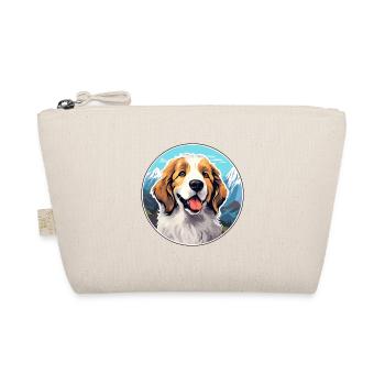 Ariegeois race de chien dessin animé kawaii aquarelle - Trousse biologique - nature - Devant