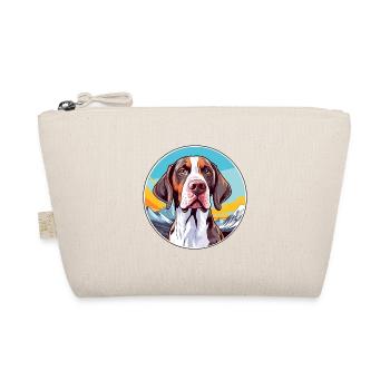 Ariege Pointer chien race dessin animé Kawaii aquarelle - Trousse biologique - nature - Devant