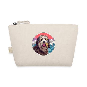 Bergamasco Schäferhund Hunderasse Karikatur Kawaii Wasser - Bio-Täschchen - Natur - Vorne