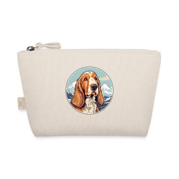 Basset Fauve de Bretagne Hunderasse Cartoon Kawaii - Bio-Täschchen - Natur - Vorne