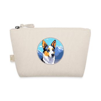 Blue Heeler chien race dessin animé Kawaii aquarelle - Trousse biologique - nature - Devant