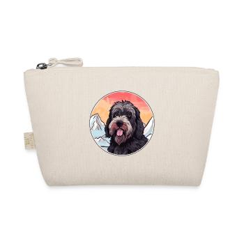Terrier Russe Noir Race De Chien Cartoon Kawaii Wat - Trousse biologique - nature - Devant