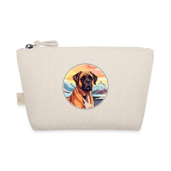 Boerboel Hunderasse Karikatur Kawaii Aquarell - Bio-Täschchen - Natur - Vorne