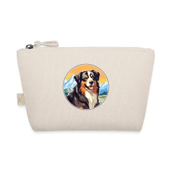 Bohemian Shepherd Dog Breed Cartoon Kawaii Waterco - Organic Pouch - nature - Front