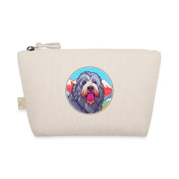 Bergamasco Schäferhund Rasse Cartoon Kawaii Wasser - Bio-Täschchen - Natur - Vorne