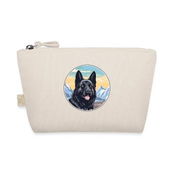Chien d’élan norvégien noir race de chien Cartoon Kawaii - Trousse biologique - nature - Devant