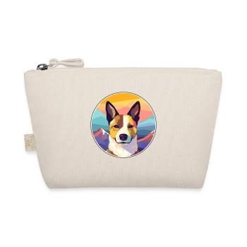 Canaan chien race dessin animé Kawaii aquarelle - Trousse biologique - nature - Devant
