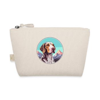 Burgos Pointer chien race dessin animé Kawaii aquarelle - Trousse biologique - nature - Devant