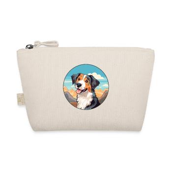 Cimarron Uruguayo Dog Breed Cartoon Kawaii Waterco - Organic Pouch - nature - Front
