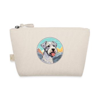 Cesky Terrier Hunderasse Cartoon Kawaii Aquarell - Bio-Täschchen - Natur - Vorne