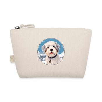Dandie Dinmont Terrier Dog Breed Cartoon Kawaii Wa - Organic Pouch - nature - Front