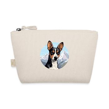 Decker Rat Terrier Dog Breed Cartoon Kawaii Waterc - Organic Pouch - nature - Front