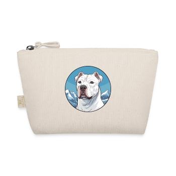 Dogue Argentino chien race Cartoon Kawaii aquarelle - Trousse biologique - nature - Devant