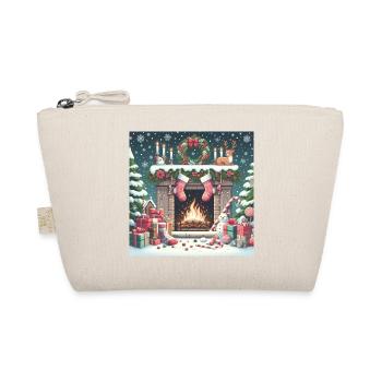 Weihnachts Design 4 - Bio-Täschchen - Natur - Vorne