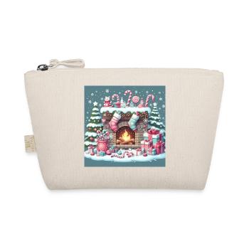Weihnachts Design 5 - Bio-Täschchen - Natur - Vorne