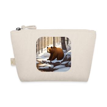 Bear in winter forest - Organic Pouch - nature - Front